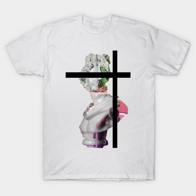 Statue Cross T-Shirt by Huxley